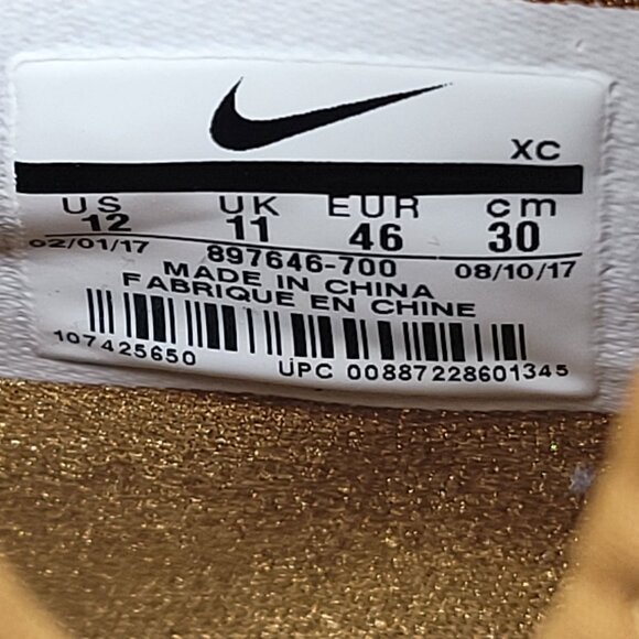 Nike Zoom LeBron Soldier 11 Men's Wheat Brown Sneakers 897646-700 US Size 12 - Picture 9 of 9